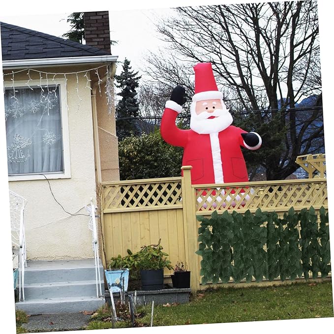 Artificial Leaf Garden Fence Panel Green Privacy Hedge Screen for Balcony Terrace Wedding Wall Outdoor Decorative Faux Leaf Privacy Fence