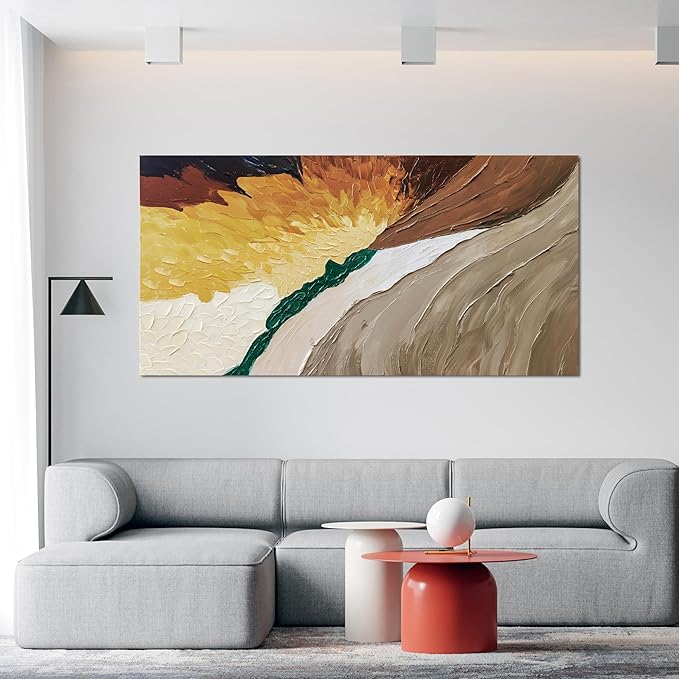 AIXMGSJS Canvas Wall Art Decor Wall Art Pictures for Living Room Canvas Art Wall Decor Abstract Colorful Wall Art Prints Modern Green Wall Art Abstract Artwork for Walls Home Office Decor 20" X 40"