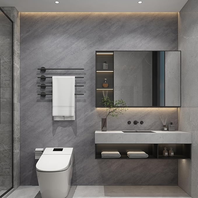 16"×118" Thick Grey Concrete Contact Paper for Countertops 3D Gray Concrete Wallpaper Peel and Stick Removable Cement Wallpaper Vinyl Wrap Tile Sticker for Kitchen Island Walls