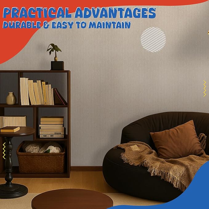 10 Pack Large Acoustic Panels,47.2" X 23.6" Acoustical Wall Panel,Self-Adhesive Sound Proof Panel for Office, Decorative Soundproof Wall Panels for Home Studio (Camel)