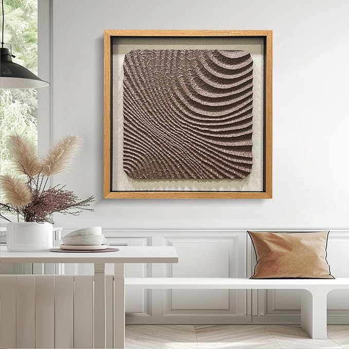 LIUZEYUE - Modern abstract 3D relief art wall decoration painting compatible with various 31.5"x31.5"