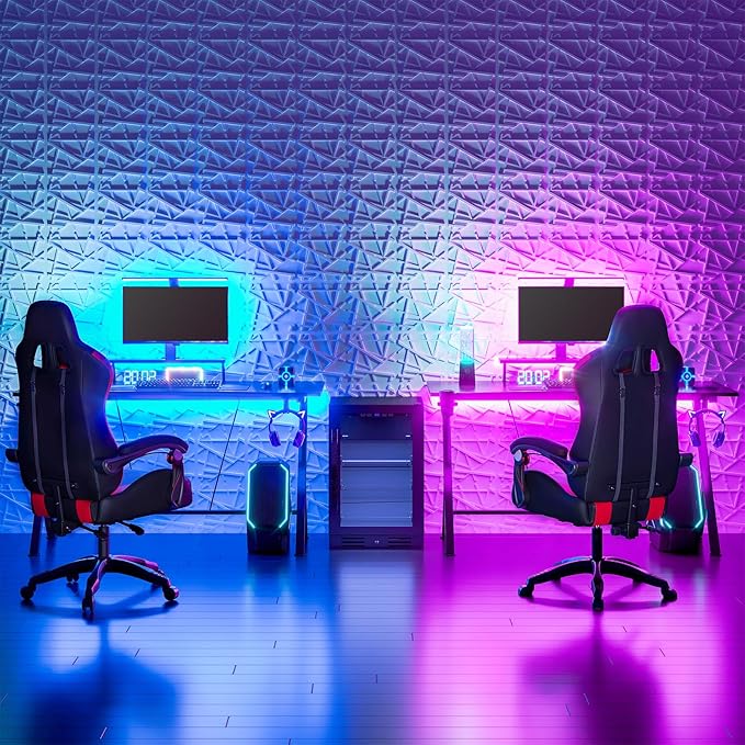 Art3d 20 Pack Decorative 3D Wall Panels, 19 Sq.Feet PVC Interior Wall Décor, 11.8"x11.8", White