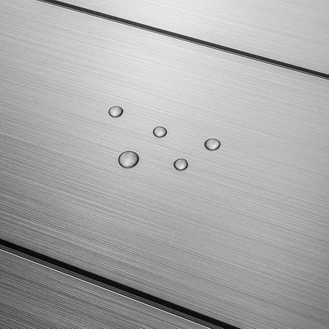 AULIGET 20-Piece Peel and Stick Backsplash Metal Tile, 6" x 12" Stick on Tiles for Backsplash Kitchen, Bathroom, Laundry Room, Camper, Fireplace