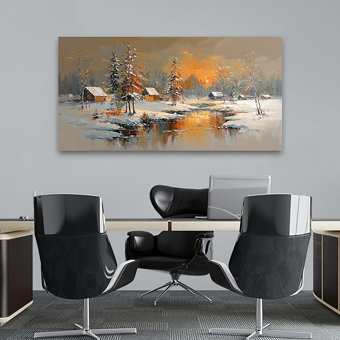 Canvas Wall Art Decor Wall Art Pictures for Living Room Nature Coastal Wall Art Prints Modern Landscape Wall Art Decorations Abstract Canvas Art Wall Decor Artwork for Walls Bedroom Office Decor 20" X 40"