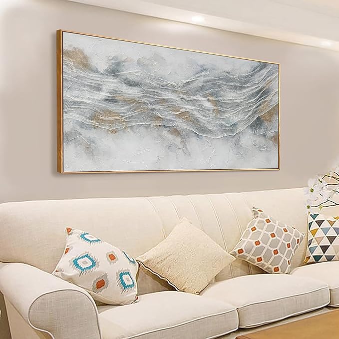 Abstract Canvas Wall Art Decor Modern Wall Art Pictures for Living Room Abstract Canvas Art Wall Decor Large Framed Wall Art Prints Large Artwork for Walls Bedroom Office Decor 29" X 58"