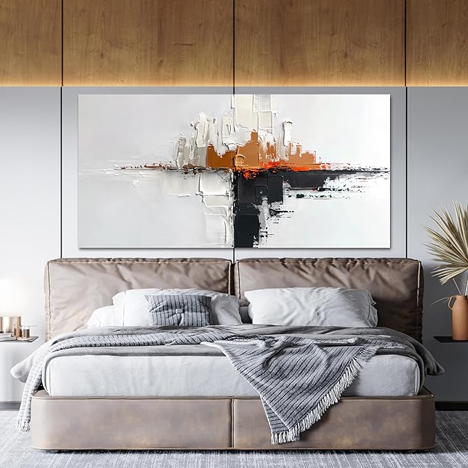 Canvas Wall Art Decor Modern Wall Art Pictures for Living Room Abstract Canvas Art Wall Decor Minimalist Black and White Wall Art Prints Artwork for Walls Office Room HomeDecor Aesthetic 20" X 40"