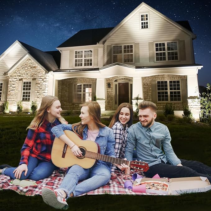 LED Wall Washer Lights Bar 2 Pack,72W 5000K Daylight White Outdoor Wall Wash Lighting,4ft IP67 Waterproof Linear Led Wall Washer Light for Garden,Backyard,Building,Courtyard Exterio Landscape Lighting