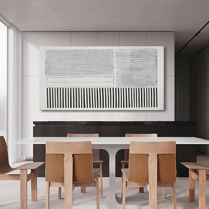 Canvas Wall Art Decor Large Canvas Wall Art For Living Room Abstract Art Black and White Wall Art Decor Abstract Modern Wall Art Prints Canvans Art Work For Bedroom Office Kitchen Wall Decor 24" x 48"