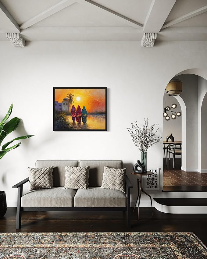 Bangladesh Art Print Poster, Asia Oriental Countries Culture Wall Art Asian Paintings for Bedroom Bathroom Living Room Decor 97 (Bangladesh, 11 x 14 inches, Unframed)