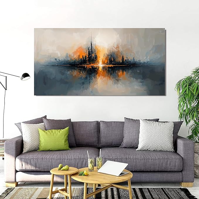 Large Canvas Wall Art Decor Modern Black Wall Art Prints Abstract Canvas Art Wall Decor Wall Art Pictures For Living Room Oversized Abstract Wall Art Decorations Office Home Decor Aesthetic 29"X58"