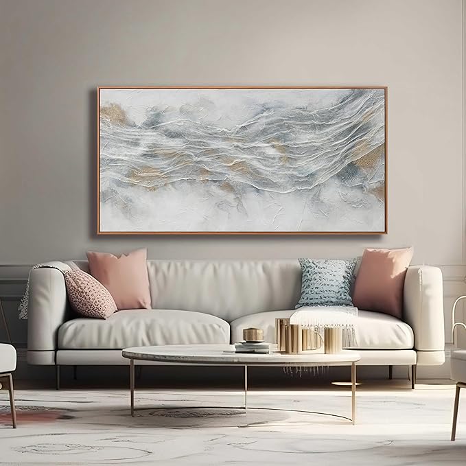Abstract Canvas Wall Art Decor Modern Wall Art Pictures for Living Room Abstract Canvas Art Wall Decor Large Framed Wall Art Prints Large Artwork for Walls Bedroom Office Decor 29" X 58"
