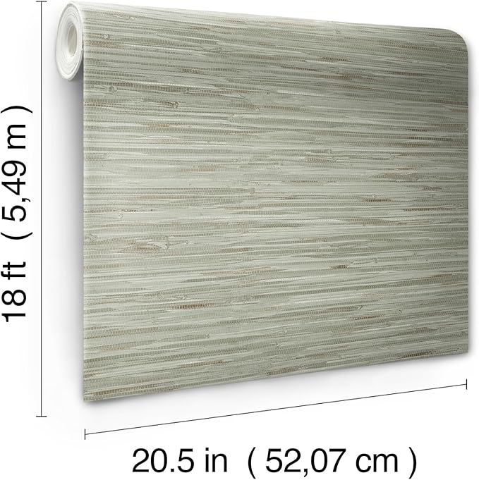 NuWallpaper Green Grassweave Peel and Stick Wallpaper, NUS4993