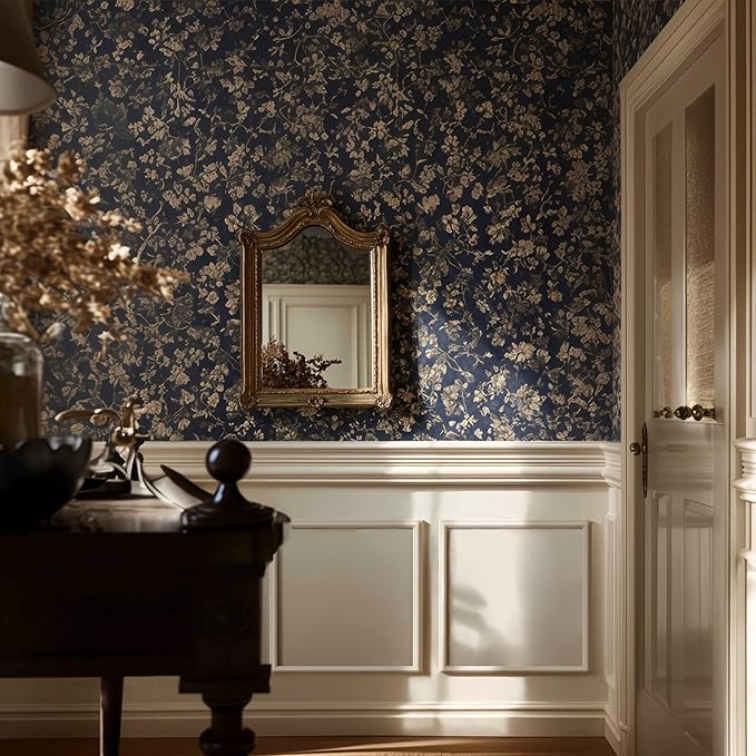 12 Sets Peel and Stick Wall Molding Kit, 20''x20'' Premade Wainscoting Accent Panels for Interior Wall Trim, Easy DIY Moulding Decor