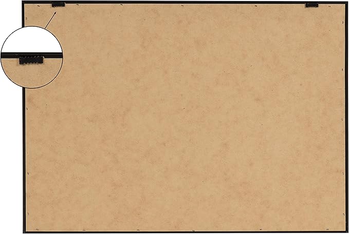 Kate and Laurel Sylvie Minimalist Evergreen Trees Sketch Framed Linen Textured Canvas Wall Art by The Creative Bunch Studio, 18x40 Natural, Decorative Panel Art