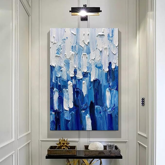 ART8YUQI Paintings - Texture color Wall Art Abstract 3D Views Picture Modern Landscape Artwork Romantic Oil Painting for Decor 24x36 Inch