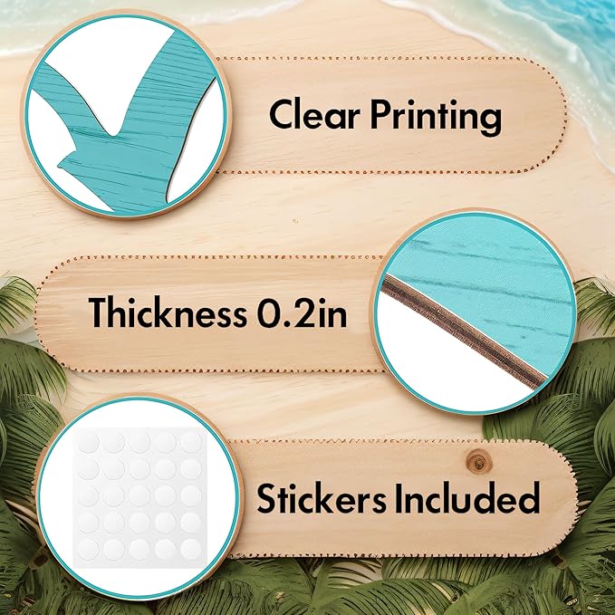 11 PCS Wooden Seagull Wall Art Beach Decor, Wood Sea Gull Ocean Coastal Decor for Wall, Adhesive Nautical Decor Sculpture Vintage Ornaments For Home Bathroom (Blue)