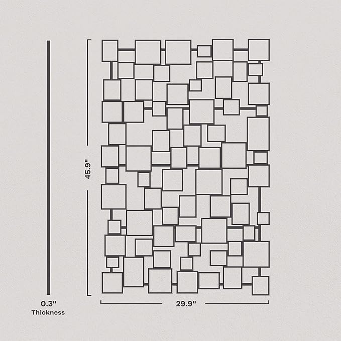 Large Modern Accent Wall Mirror for Living Room Gold 45×30 Inch Metal Framed Decorative Mirror for Entryway Bedroom Home Decor