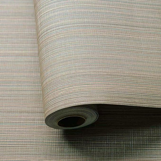 20.8" x 196.8" Peel and Stick Wallpaper Grasscloth, Thick Brown Textured Wall Paper Neutral Waterproof Self Adhesive Removable Wallpaper Mural for Home Decor Bedroom Kitchen Cabinet