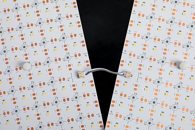 4PCS Soft LED Backlight Sheet 36W 6000Kwhite Color Backlit Flexible cuttable Each pcs 19X9.5 inch for Translucent countertop.