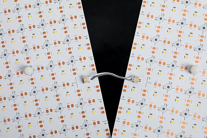 4PCS Soft LED Backlight Sheet 36W 6000Kwhite Color Backlit Flexible cuttable Each pcs 19X9.5 inch for Translucent countertop.