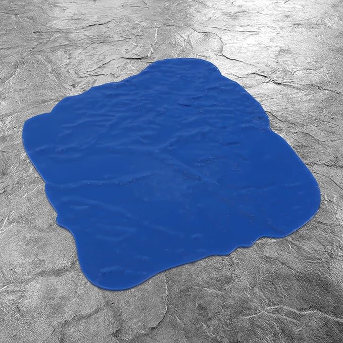 Concrete Pattern Seamless Concrete Texturing Skin Concrete Quick Imprinting PU Concrete Stamps Mat Slate Seamless Texture 3D Stone Wall Panels for Imprinting Concrete Intdoor Outdoor (12 * 12in)