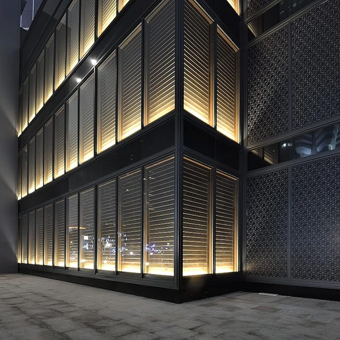 JSN&PC LED Wall Washer Light 36W IP65 Waterproof Black Housing Outdoor Light for Advertising Boards, Billboard,Building Commercial Lighting (White 5000-5500K)