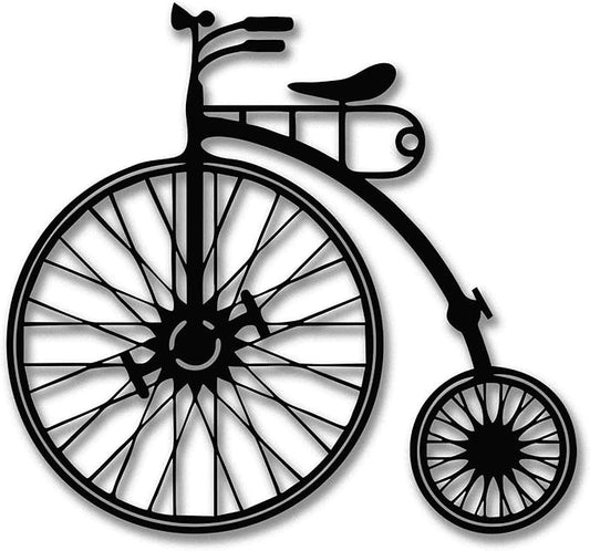 Bicycle Decor - Metal Bike Decor with Waterproof Coating for Indoor and Outdoor,12x11 Inches Retro Wall Decor Ideal for Teenage Room Decor, Christmas and Birthday Gifts