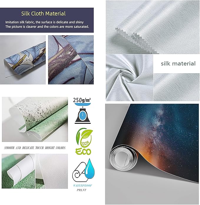 Blue-Green Octopus Wall Murals, Tentacles Mural Wallpaper, Marine Life Wall Decor, Fantasy Ocean Mural for Bedroom, Octopus Wallpaper for Living Room 165"（W） x 102"（H）