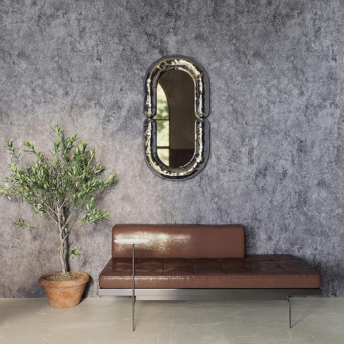 16"×591" Big Roll Large Size Thick Dark Blue Grey Concrete Wallpaper Peel and Stick Waterproof Gray Concrete Contact Paper Vinyl Adhesive Glossy Cement Sticker for Bedroom Living Room Gym Walls