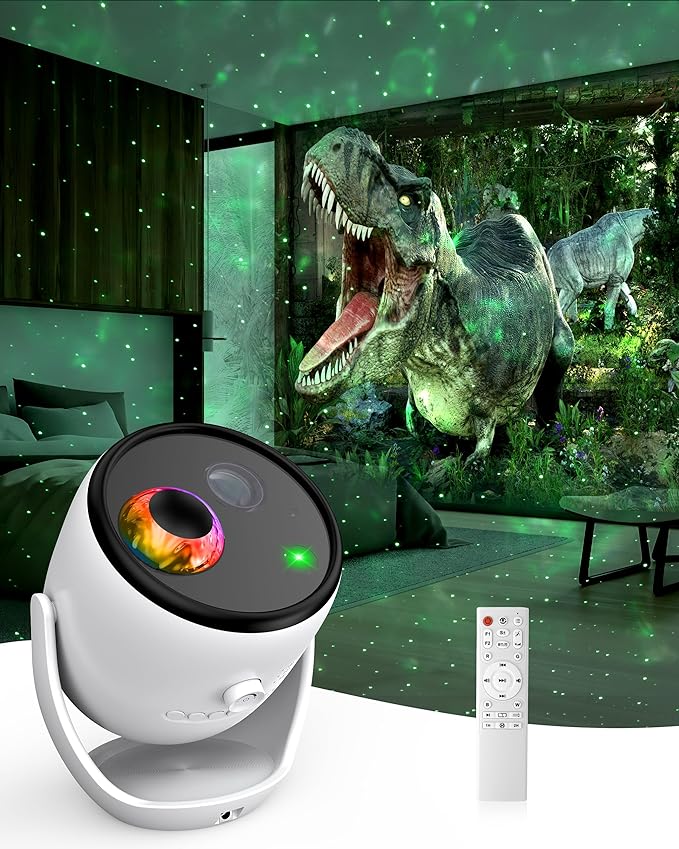 3D Galaxy Projector, Star Projector with 65+ Dynamic Scenes, HD Planetarium Projector Night Light with Bluetooth Speaker for Room, Gift for Kids Adults, Relaxing Ambiance
