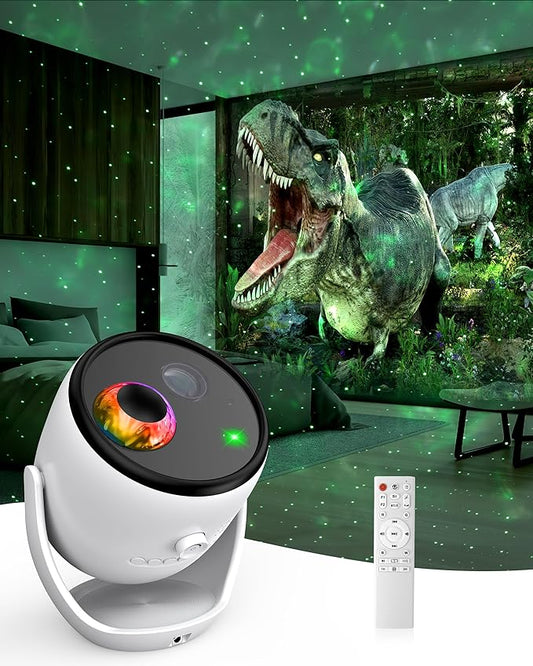 3D Galaxy Projector, Star Projector with 65+ Dynamic Scenes, HD Planetarium Projector Night Light with Bluetooth Speaker for Room, Gift for Kids Adults, Relaxing Ambiance