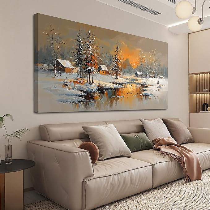 Canvas Oversized Wall Art Decor Modern Wall Art Pictures for Living Room Nature Coastal Wall Art Prints Large Landscape Wall Art Decorations Canvas Art Wall Decor Artwork for Walls Home Office Decor 29"X58"