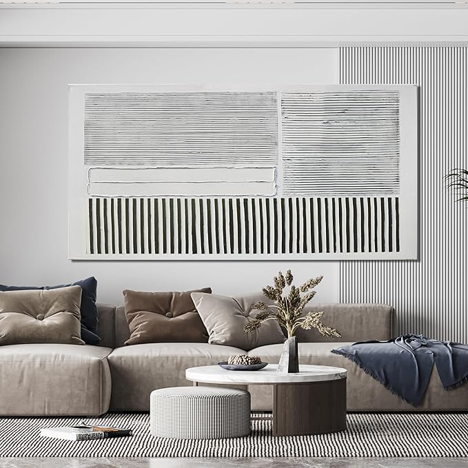 Canvas Wall Art Decor Oversize Canvas Wall Art For Living Room Abstract Art Black and White Wall Art Decor Abstract Modern Wall Art Prints Large Art Work For Walls Home Office Wall Decor 35"X70"