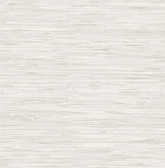 NuWallpaper Cream Vinyl Grassweave Peel & Stick Wallpaper, NUS2875