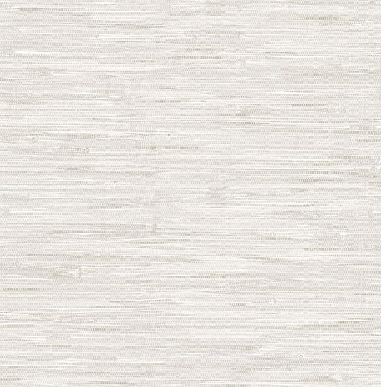 NuWallpaper Cream Vinyl Grassweave Peel & Stick Wallpaper, NUS2875