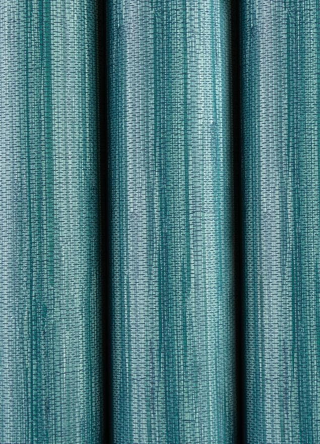 NuWallpaper Steel Blue Grassweave Peel & Stick Wallpaper, NU2874