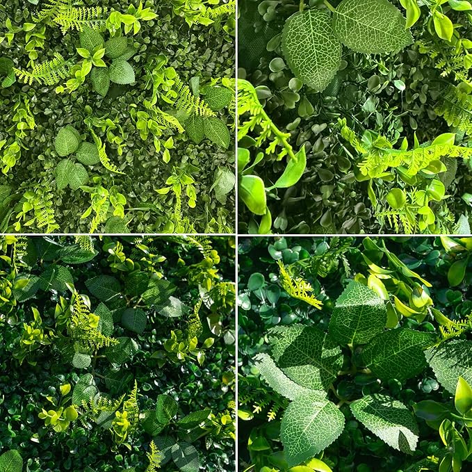 Artificial Luxury‌ Flower Wall Panels, Gorgeous 3D Silk Floral Backdrop for Wedding, Baby Show, Party and Home Decor, Quick Assembly/Storage, Both Eco ＆ Pet Friendly, 4 Panels, 8 * 8 ft.