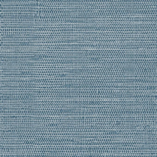 JiffDiff Grasscloth Wallpaper Peel and Stick Blue Grassweave Stick on Wallpaper Textured Self Adhesive Wall Paper Contact Paper 787" x 17.3"