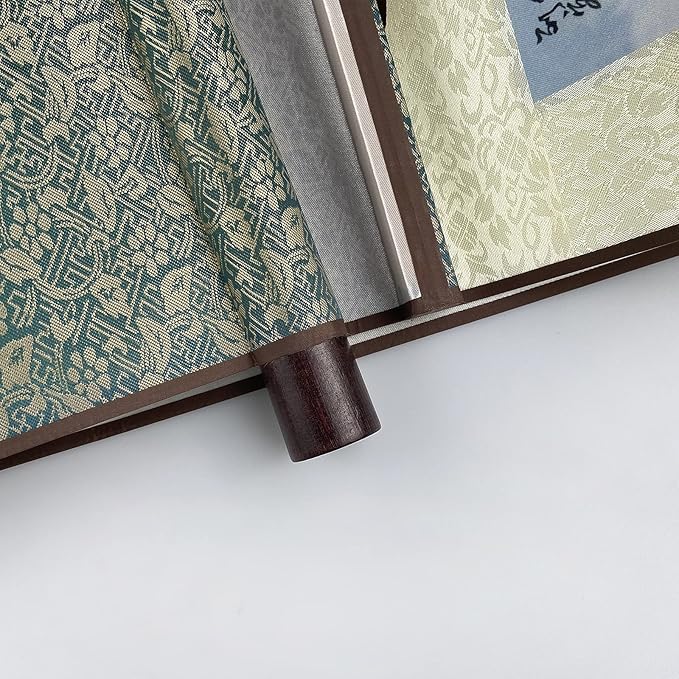 AtfArt Asian Wall Decor Beautiful Silk Scroll Painting Oriental Decor Chinese Art Wall Scroll Hanging Painting Scroll (36.2 x 12 in) (C9)