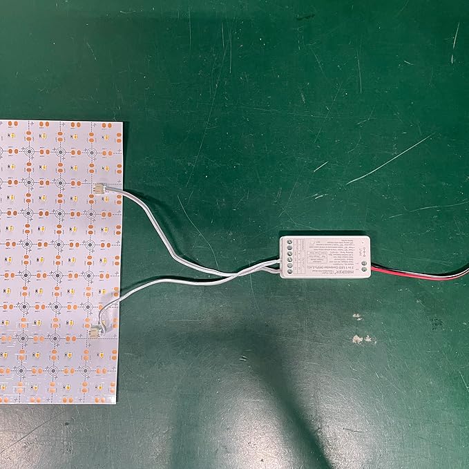 8PCS Backlight LED Panel kit for countertop 28W 6000K White Color with one 300W Transformer and one Controller can Backlit Around 10sqf