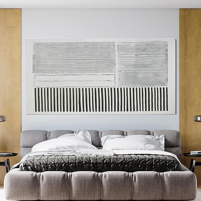 Canvas Wall Art Decor Oversize Canvas Wall Art For Living Room Black and White Wall Art Decor Artwork for Walls Modern Abstract Wall Art Prints Large Art Work For Walls Home Office Wall Decor 39" x 78"