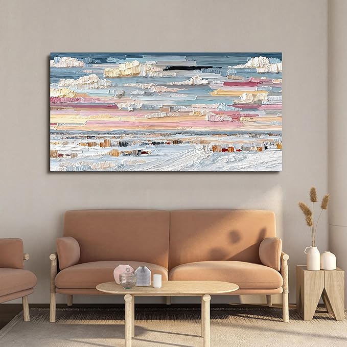 Abstract Canvas Art Wall Decor Wall Pictures For Living Room Canvas Wall Art Decor Colorful Abstract Wall Art Prints Modern Landscape Wall Art Decor Art Work for Walls Bedroom Office Decor 20" X 40"