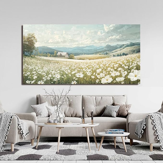 Large Canvas Wall Art Decor Wall Art Pictures for Living Room Canvas Art Wall Decor Nature Oversized Wall Art Prints Vintage Landscape Wall Art Decor Artwork for Walls Home Office Decor 29" X 58"
