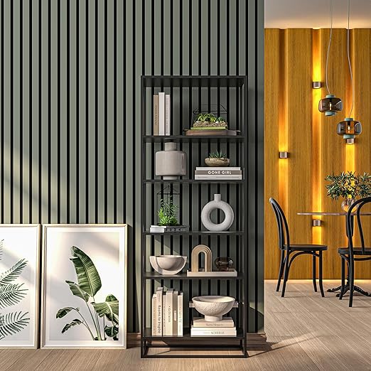 94" x 24" Acoustic Wood Slat Wall Panels – Modern Decorative Soundproof Panels for Walls & Ceilings, Premium Noise-Reducing Wood Paneling for Home & Office (Set of 10) (Alamosa Green)