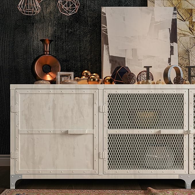 48x354inch Extra Wide Ivory White Concrete Wallpaper Peel and Stick White Grey Stained Plaster Effect Contact Paper Matte Thick Self-Adhesive Waterproof Furniture Sticker Modern Industrial Style