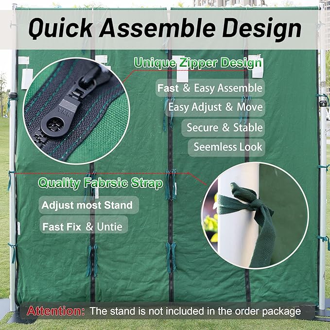 Artificial Luxury‌ Flower Wall Panels, Gorgeous 3D Silk Floral Backdrop for Wedding, Baby Show, Party and Home Decor, Quick Assembly/Storage, Eco ＆ Pet Friendly, 2 pcs, Each Panel 2 * 8 ft.