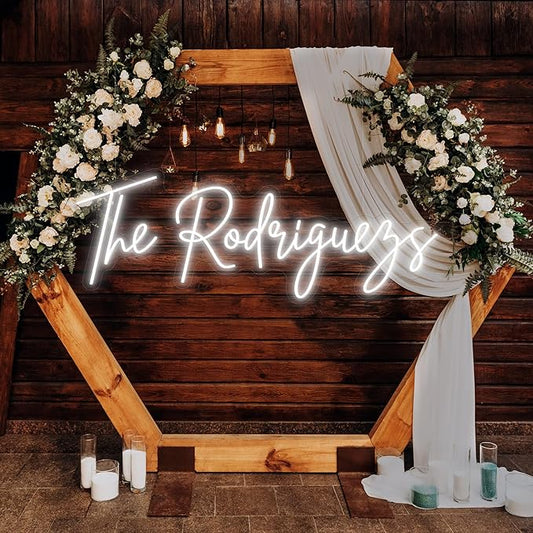 Neon Sign Customizable for Wedding Decor Custom Neon Signs for Holiday Day Gift Wall Decor or Business Logo (Size Option 14 inches ~ 60 inches)