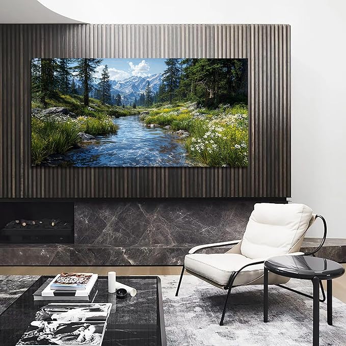 Large Canvas Wall Art Decor Nature Landscape Wall Art Prints Artwork For Walls Green Botanical Wall Art Decorations Wall Art Pictures For Living Room Canvas Art Wall Decor 24"X48" Bedroom Office Decor