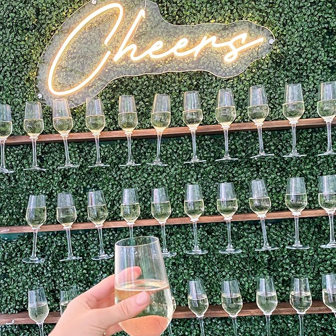 10"x10" 24Pcs Artificial Boxwood Hedge Panels UV Resistant Faux Greenery Wall Green Grass Wall Backdrop for Indoor Outdoor Decor Garden Patio