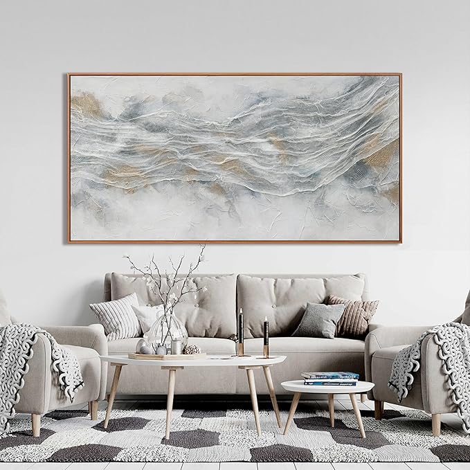 Abstract Canvas Wall Art Decor Modern Wall Art Pictures for Living Room Abstract Canvas Art Wall Decor Large Framed Wall Art Prints Large Artwork for Walls Bedroom Office Decor 29" X 58"